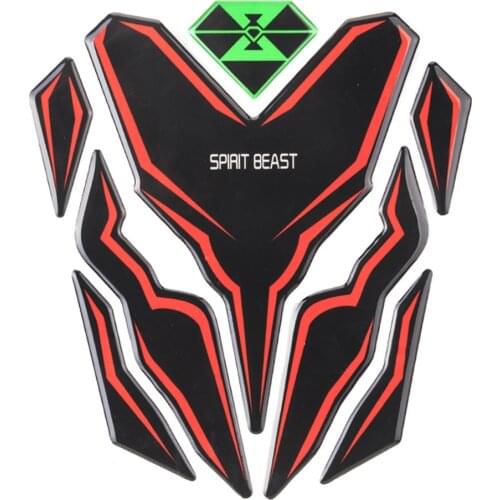 SPIRIT BEAST Motorcycle Sticker Moto Pegatinas Gas Feul Tank Pad Motorbike Decals Protector Pad Accrssories