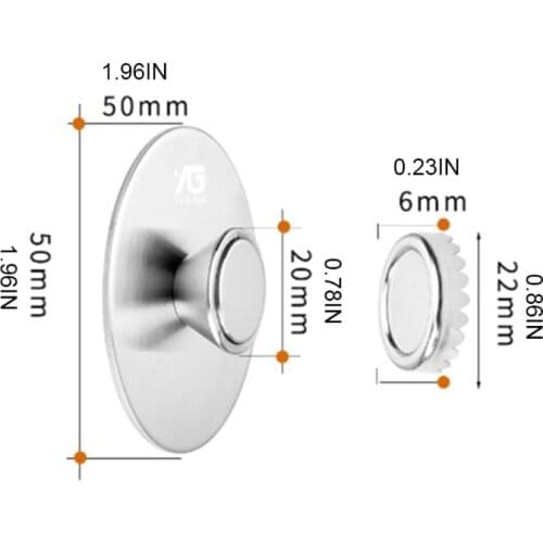 YYSD Wall Mounted Magnetic Soap Holder Rustproof Stainless Soap Holder Silver Magnetic Soap Holder for Bathroom Kitchen