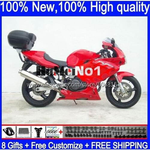 SuperHawk For HONDA VTR1000F 1997 1998 1999 2000 2001 117MC.37 VTR 1000 F 1000F VTR1000 F red factory 97 02 03 04 05 Fairings