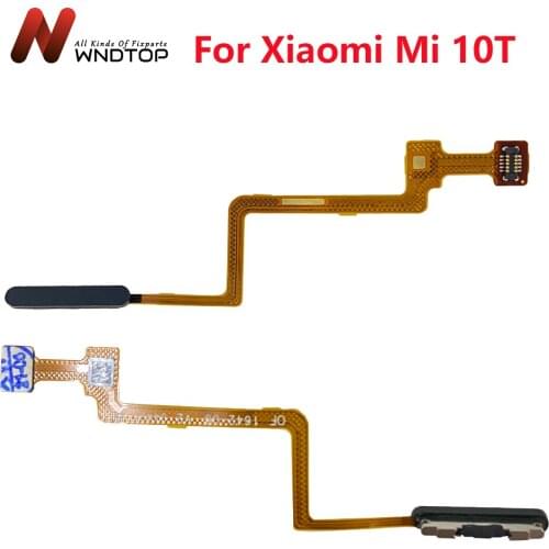 Original For Xiaomi Mi 10T FingerPrint Sensor Button Touch ID M2007J3SY Scanner Key Flex Cable Ribbon For Mi10T Home Button