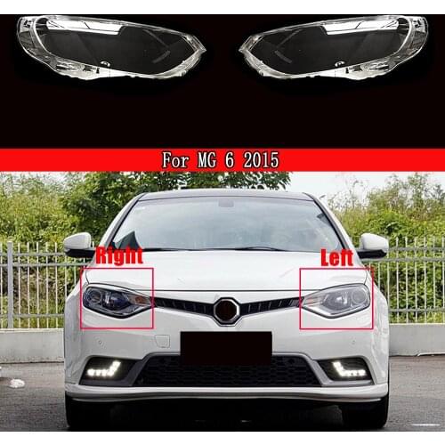 Front Headlamps Glass Headlights Shell Cover Transparent Lampshades Lamp Shell Masks Lens For MG 6 2015 Waterproof Clear