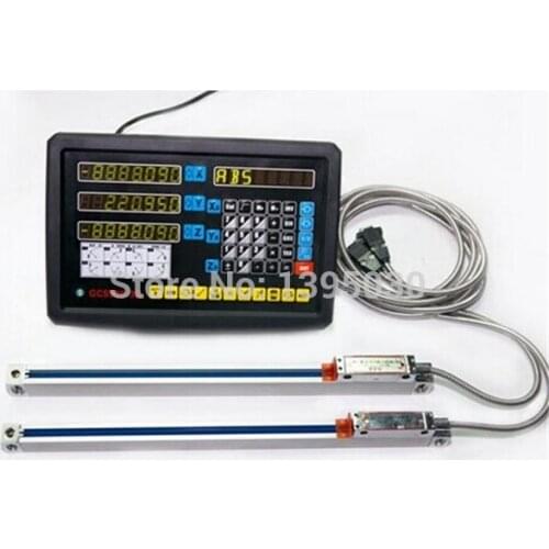 Complete set milling lathe drill machine dro digital readout with linear scales