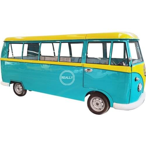 Semi Ice Cream Trailer 4 Wheels Food Truck Burger Crepe Trailer Mobile Food Carts With VIN