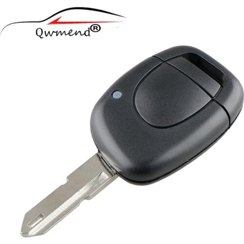 Replacement 1 Button Remote Car Key Shell Uncut Blade Cover For Renault Twingo Clio Kangoo Master Keyless Entry Fob Case