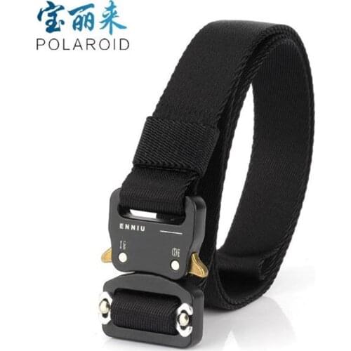 Tactical Belt ENNIU Nylon Outdoor Sports Belt 125x2.5cm Military Adjustable Belt with Metal Buckle Hunting Accessories