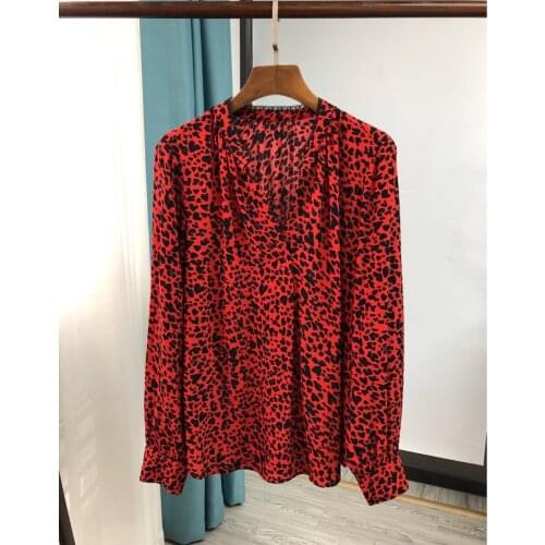 Женские красные рубашки XIZOU China At AliExpress