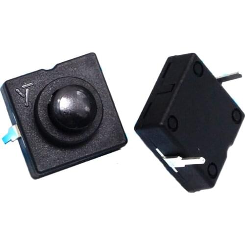 10PCS 12X12X9.4 MM 2PIN DIP Momentary Tactile Tact Switch Push Button Switch BLACK