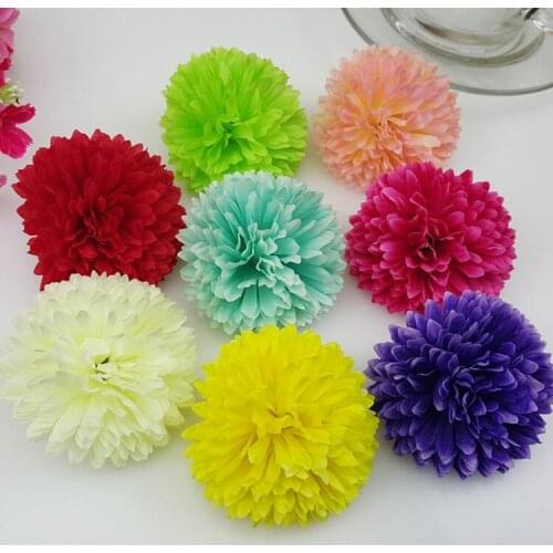 10pcs/lot New silk Daisy Flower silk flower simulation DIY handmade cloth flowers small daisy flower chrysanthemum