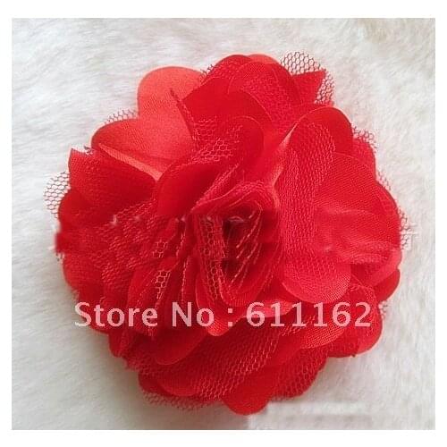 100pcs Dress with flower lace rose flower head, headwear, corsage, hair clips, shoe flower