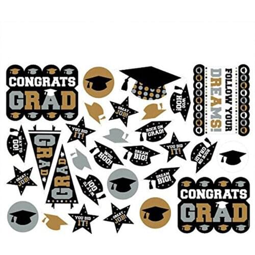 Graduation Theme Decorations Photo Booth Props Congrats Grad DIY Photobooth Props Party Supplies PZ103