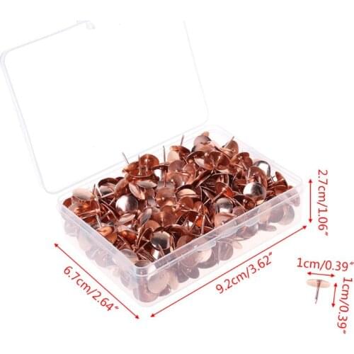 400pcs Metal Thumbtack Drawing Pins Pushpin Cork Board Photo Wall Map Markers