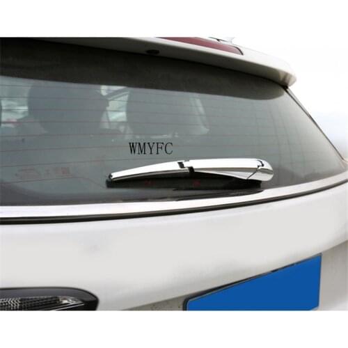 ABS Chrome Accessories For Jeep Compass 2017 2018 2019 2020 Rear Windshield Window Wiper Molding Cover Kit Trim