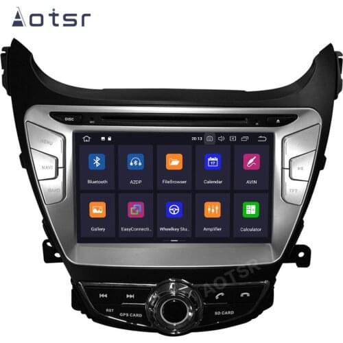 AOTSR 2 Din Android 10 Car Radio For Hyundai Elantra Avante I35 MD 2011 - 2013 Multimedia Player GPS Navigation 2Din Autoradio