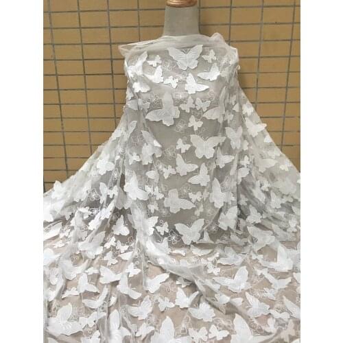 Free shipping Embroidered Lace Fabric SYJ-51629 Wedding Lace Fabric