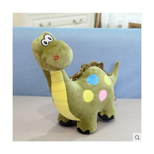 Big size lovely plush green dinosaur toy cartoon spots dinosaurs doll gift about 70cm 0311