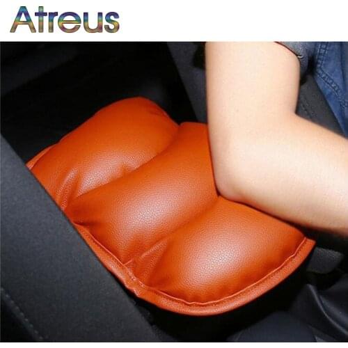 Auto Center Armrest Console Box Pad Seat Cover For Infiniti Q50 G35 Renault Duster Megane 3 Captur Logan Scenic 2 Kadjar Clio 4