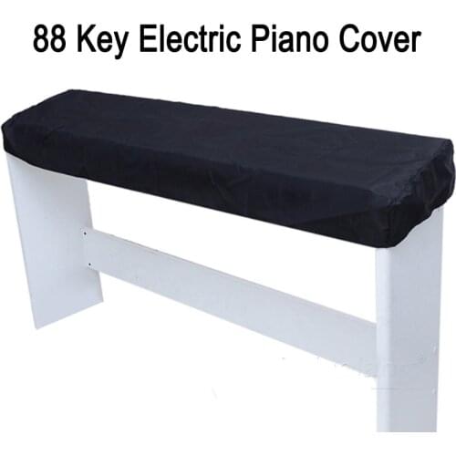 Black 61/88 Keys Electronic Piano Cover Keyboard Instrument Breathing Cover On Stage Dustproof Dirt Proof Protector