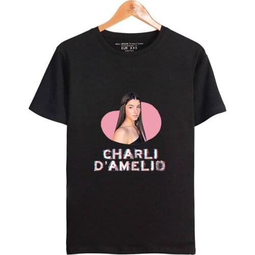Charli Damelio Collage T Shirt Charli Dameliot Shirt For Men And Women Male Brand Teeshirt Men Summer Cotton T Shirt