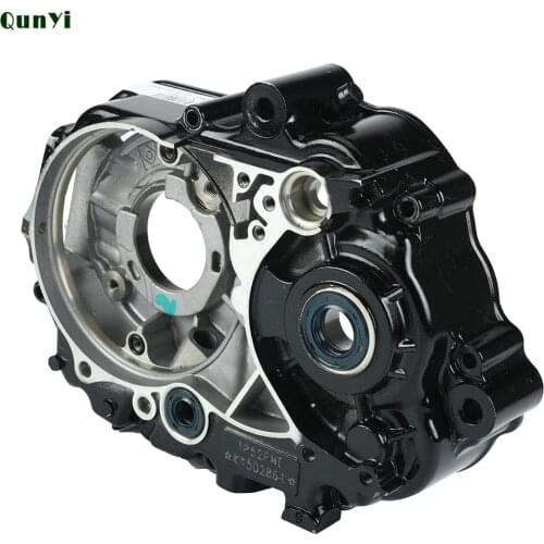 Motorcycle Left CrankCase Cover With Bearing For Lifan 125 LF 125cc Horizontal Kick Starter Engines Dirt Pit Bikes Parts