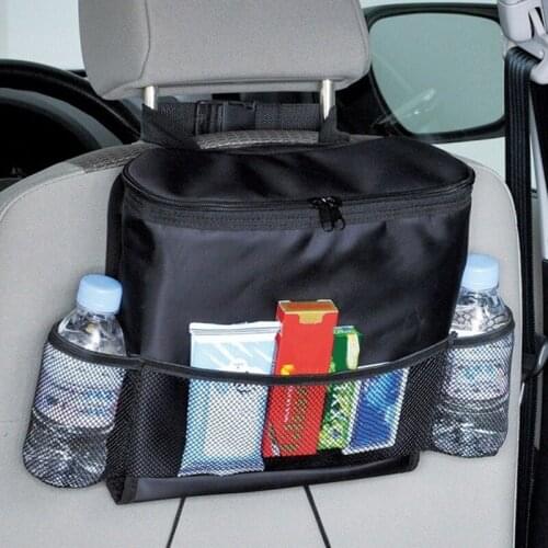 Multi-function Car Auto Seat Storage Hanger Bag Organizer Thermal Insulated Food Storage Container Basket Tidying Bags