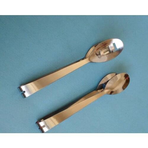 Reusable Stainless Steel Tea Bag Tongs Teabag Squeezer Strainer Holder Grip Metal Spoon Mini Sugar Clip Tea Leaf Strainer