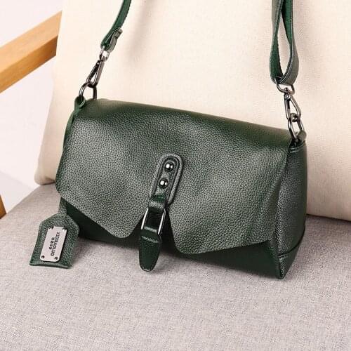Fashion Pillow Multi-compartment Soft Underarm Handbag Summer New Style Leather Shoulder Messenger Bag Women
