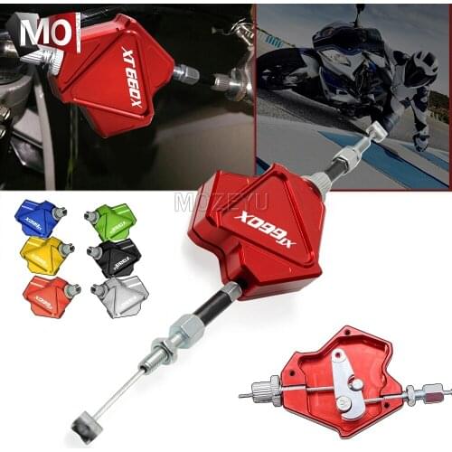 Motorcycle CNC Stunt Clutch Lever Easy Pull Cable System For Yamaha XT660 X XT660X XT 660 X 2004-2017 2005 2006 2007 2008 2009