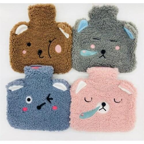 Cartoon Soft Bag Heat Large Hot Water Bottle Cover Knitted Reusable Hand Warmer Cute Household Items Home Stuff Gift NEW