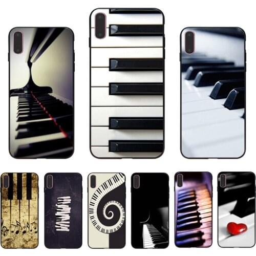 IMIDO Piano keys soft tpu case For Iphone 6 6S 6PLUS 6SPLUS 7 8 7PLUS 8PLUS X XS XR XSMAX 5 5S SE