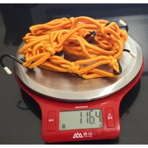 Nylon Stretch Luggage Elastic Net Cargo Fix Network Mesh Organizer for Motorcycle Tank Helmet 30X30CM With 6 Hooks for Sale