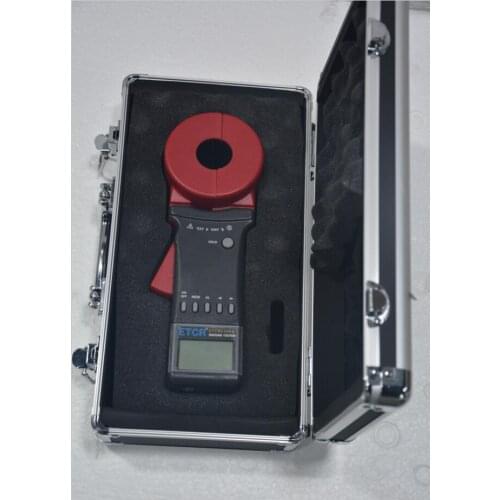 New ETCR2100+ Digital Clamp On Ground Earth Resistance Tester Meter