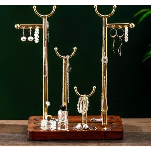 New Ins Style Art Simple Jewelry Watch Earrings Necklace Storage Rack Valentines Day Holiday Gift Practical Shelf