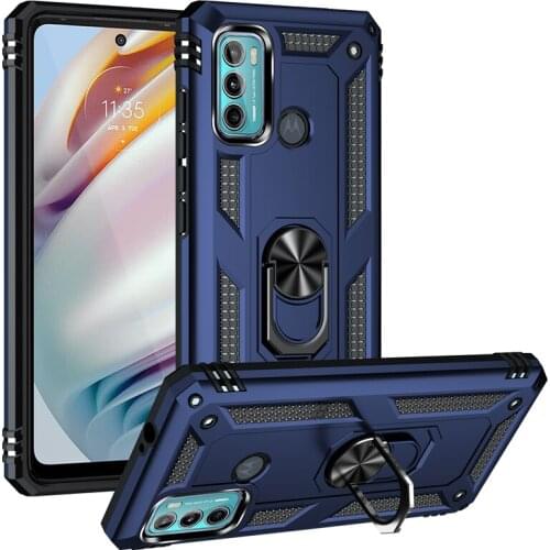 Anti-knock Anti-scratch PC+ TPU Ring Holder Case for Motorola MOTO Edge S G100 G30 G50 G8 G9 Power G Stylus Plus Play Funda