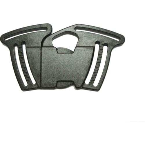 2pcs 1-1/2" Child Seat Safety Buckle Plastic Strap Child Swing Buckle Quick Side Release for Three-point Safety Belt