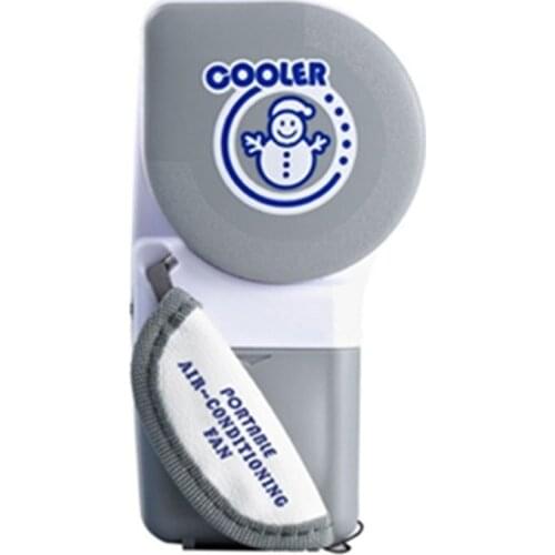 Mini Hand Held Air Conditioner Cooler USB Charging Bladeless Fan Portable Summer Cooling Fan for Home Outdoor Travel