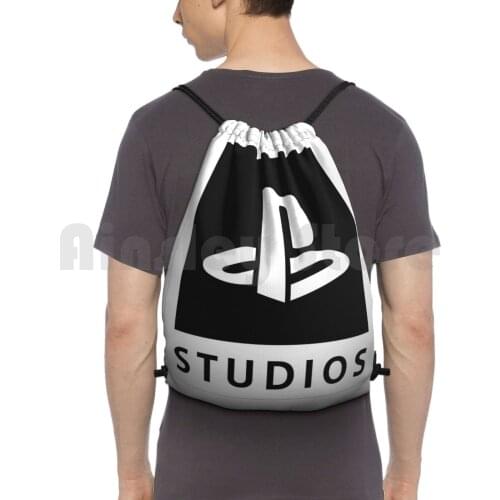 Playstation Ps5 Studios Backpack Drawstring Bag Riding Climbing Gym Bag Playstation Studio Studios Ps 5 Ps5 Play State Of