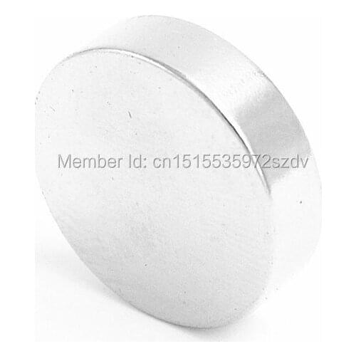 2pcs Strong Round Dia 50mm x 10mm N35 Rare Earth Neodymium Magnet Art Craft Fridge 50x10mm