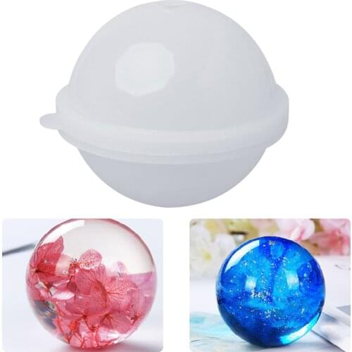 Stereo Spherical Silicone Mold Jewelry Making Moulds DIY Balls Resin Decoration Crafts Candle Mold Soap Making Cake Decorations