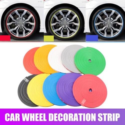 Car wheel decoration strip tire protection ring anti-collision strip wheel decoration line stickers wheel decoration stickers