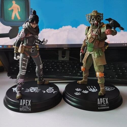 Apex legends Wraith Bloodhound Video Game Figure Statue Collectible Toy