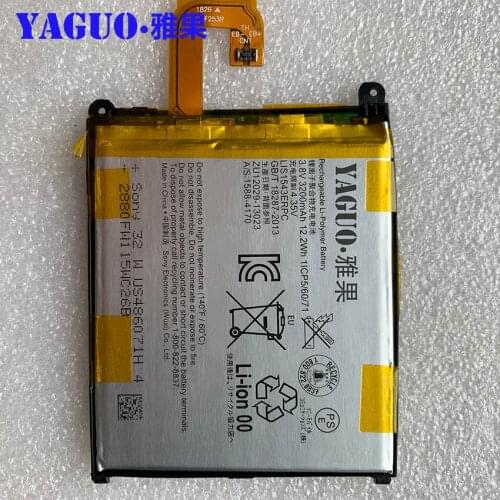 High Quality Rechargeable 3.8V 3200mAh LIS1543ERPC For Sony Xperia Z2 SO-03 D6502 D6503 L50w Sirius Genuine Phone Battery