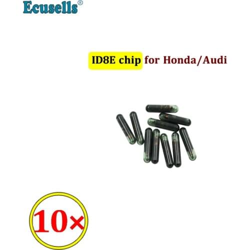 10pcs/lot ID8E 8E glass chip Auto Car Key Transponder Chip for Honda Fit Jazz for Audi Q7
