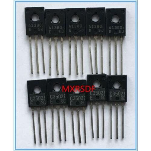 100% New original 2SA1380 2SC3502 C3502 A1380 with a good pair of E files Free shipping