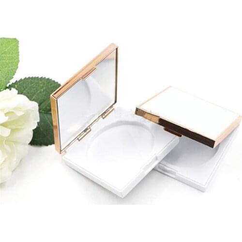 100pcs Empty Blusher Compact Cosmetic Powder Case Eyeshadow Containers Square Portable Lip Rouge Sub Packaging Box