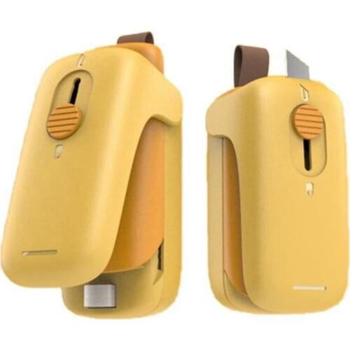 2 In1 Handheld Bag Sealer Mini Heat Vacuum Sealer, Heat Sealer for Plastic Bags Storage Snack Cookies Fresh