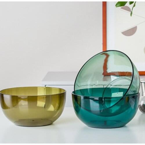 3 PCS Mixing Bowls Multi-Purpose Plastic Mixing Bowl Salad Bowl Kitchen Creative Fruit Bowl Stackable Bowls Set