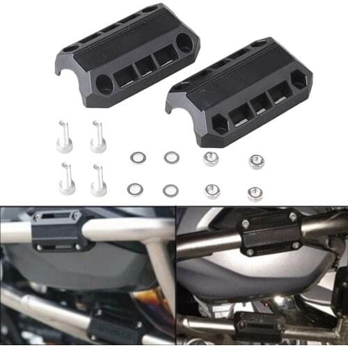 2pcs/set Motorcycle Bumper Guard Blocks(25mm) for BMW R1200GS/F700GS/F800GS 2013-2017