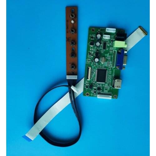 For N140HGE-EAB LCD DIY monitor DRIVER 1920×1080 30Pin EDP LED EDP KIT VGA SCREEN display Controller board 14"