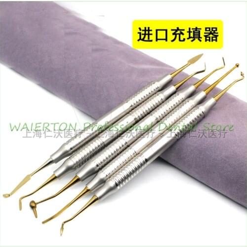 Imported dental resin filler Aesthetic photosensitive knife corrector Amalgam polishing oral dental tools