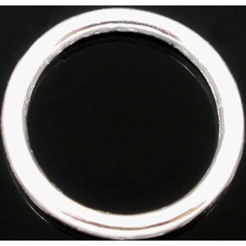 DoreenBeads Zinc metal alloy Closed Soldered Jump Rings Round silver color 10.0mm( 3/8") Dia, 55 PCs Hot new